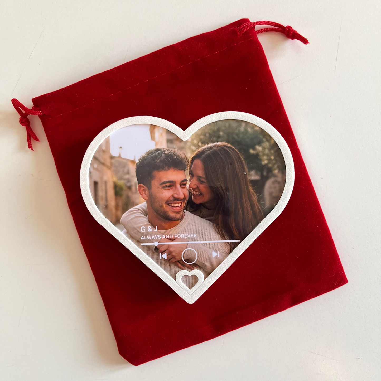 Personalizirani Zvučnik u Obliku Srca