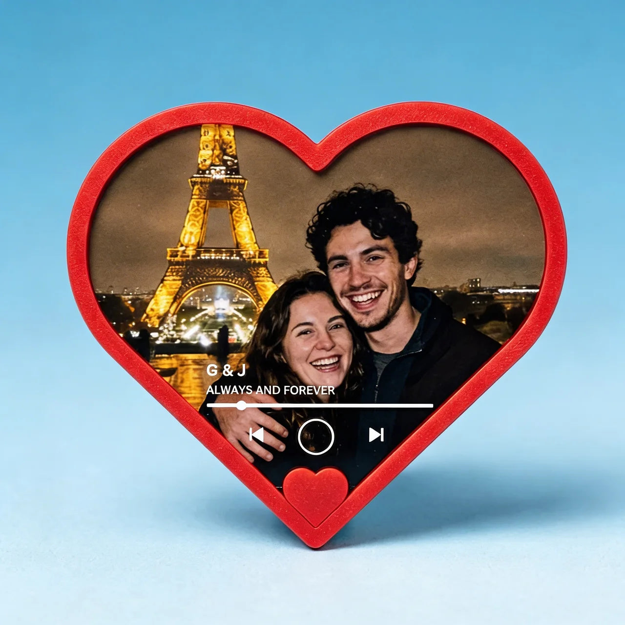 Personalizirani Zvučnik u Obliku Srca – Vaša fotografija + Vaša pjesma 