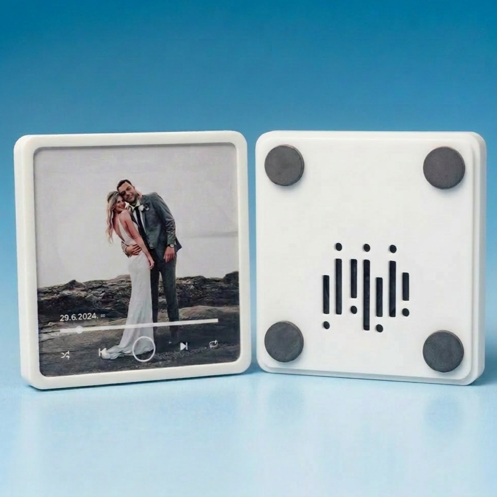 Personalisierter Lautsprecher – Ihr Foto + Ihr Lied